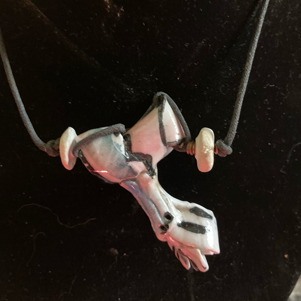 Unique porcelain Necklace